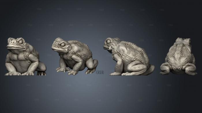 Toads stl model for CNC
