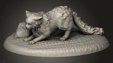 Кошка 3d stl модель для ЧПУ