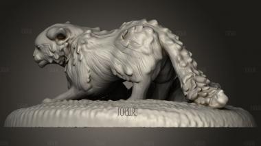 Кошка 3d stl модель для ЧПУ