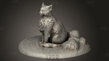 Кошачий Повседневный 3d stl модель для ЧПУ