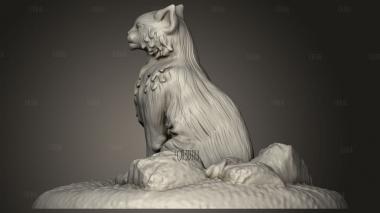 Кошачий Повседневный 3d stl модель для ЧПУ