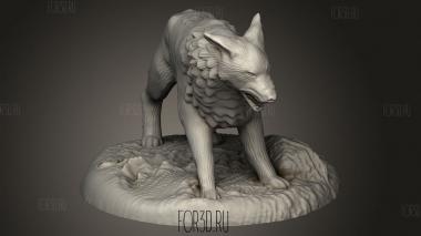 Собака 3d stl модель для ЧПУ