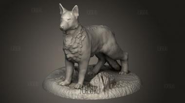 Собака Непринужденная 3d stl модель для ЧПУ