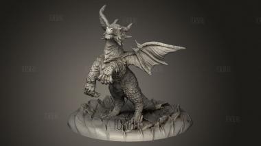 Отпрыск Дракона 3d stl модель для ЧПУ