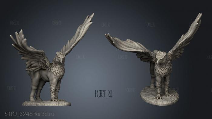 Hippogriff stl model for CNC