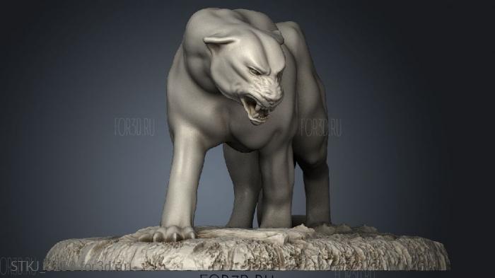 Panther stl model for CNC