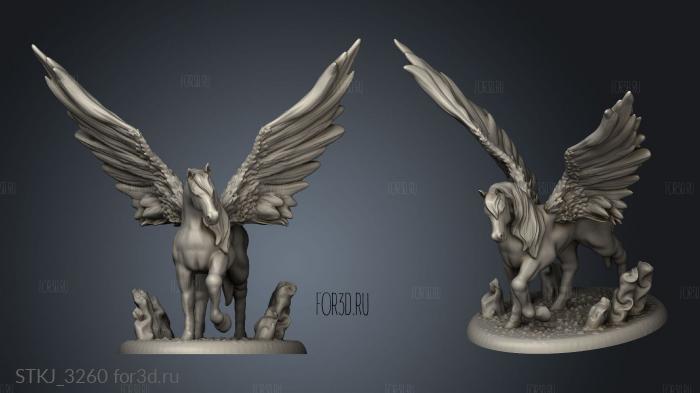 Pegasus stl model for CNC