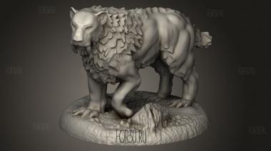 Саблезубый Тигр 3d stl модель для ЧПУ