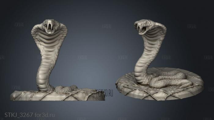 Snake stl model for CNC