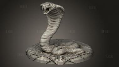Змея 3d stl модель для ЧПУ