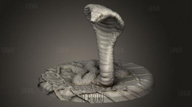 Змея 3d stl модель для ЧПУ