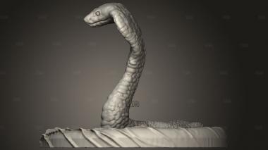 Змея 3d stl модель для ЧПУ