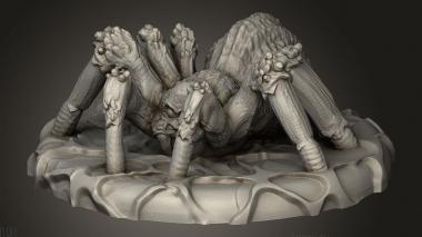 Паук 3d stl модель для ЧПУ
