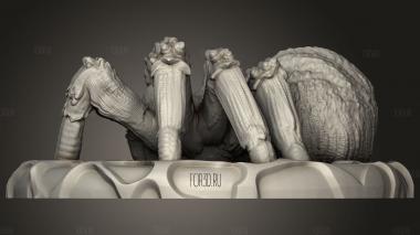 Паук 3d stl модель для ЧПУ