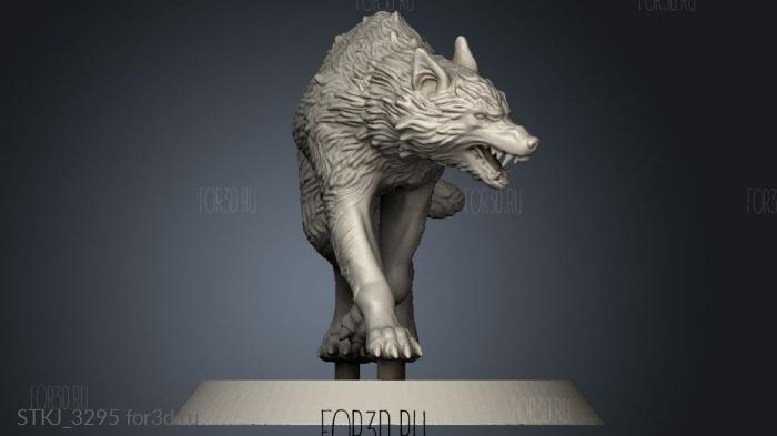 Abracadabra WOLF SEQUITURS stl model for CNC