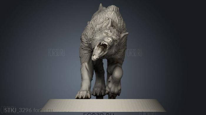 Abracadabra WOLF SEQUITURS stl model for CNC