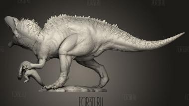 АКРОХАНТОЗАВР 3d stl модель для ЧПУ
