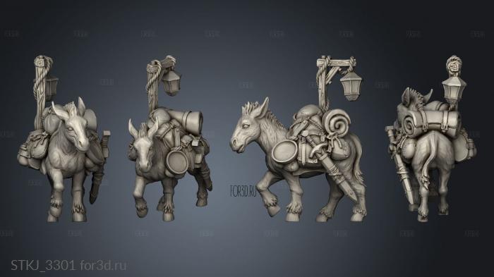 Adventurer Camp Mule Generic stl model for CNC