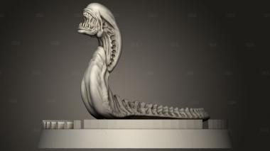 РАЗРЫВ ЖИВОТА ИНОПЛАНЕТЯНИНА 3d stl модель для ЧПУ