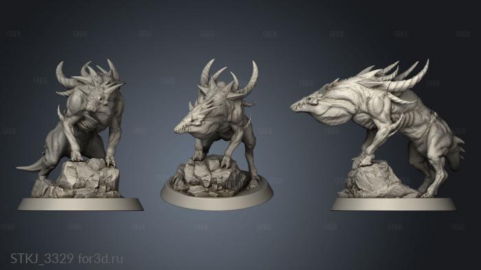 Alpha HellHound stl model for CNC