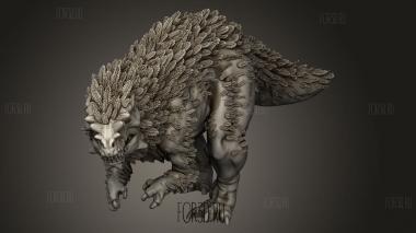 Брутозавр В Одиночестве 3d stl модель для ЧПУ