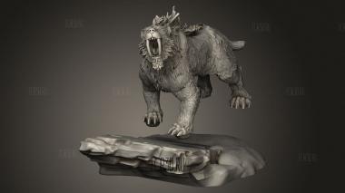 Древний Тигриный Рев 3d stl модель для ЧПУ