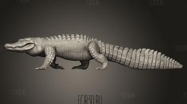 Животное походка американского аллигатора 3d stl модель для ЧПУ