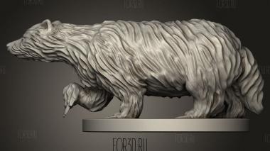 Животные Барсук 3d stl модель для ЧПУ
