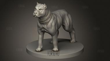 Животные Собака 3d stl модель для ЧПУ
