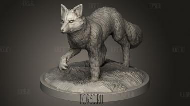 Животные Лиса 3d stl модель для ЧПУ