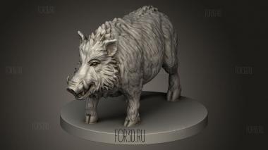 Животные Свиньи 3d stl модель для ЧПУ