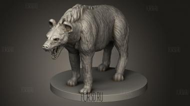 Животные Гиены 3d stl модель для ЧПУ
