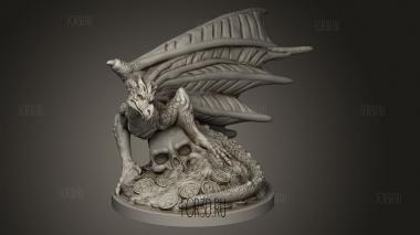 Животные Псевдодракон 3d stl модель для ЧПУ