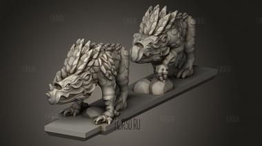 Демон Хаос Хаунд стрип 3d stl модель для ЧПУ