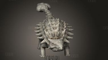 Анкилозавр Анки 3d stl модель для ЧПУ