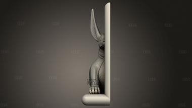Настенная Статуя Анубиса 3d stl модель для ЧПУ