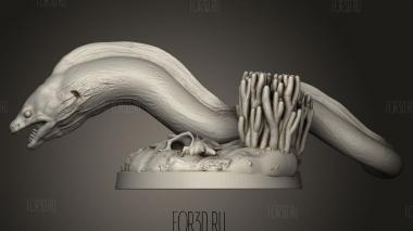 Водные существа Угорь 3d stl модель для ЧПУ