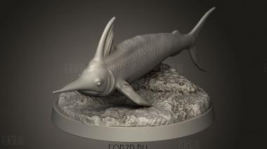 Водные существа Рыба-меч 3d stl модель для ЧПУ