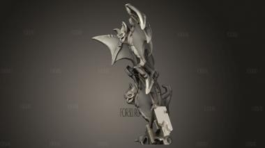 Летучие мыши 3d stl модель для ЧПУ