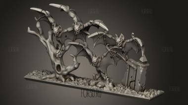 Летучие мыши 3d stl модель для ЧПУ