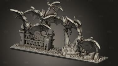Летучие мыши 3d stl модель для ЧПУ