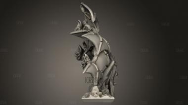 Летучие мыши 3d stl модель для ЧПУ
