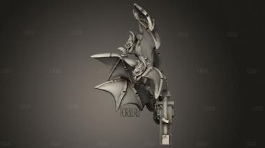 Летучие мыши 3d stl модель для ЧПУ