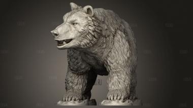 Медведи 3d stl модель для ЧПУ