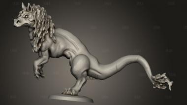 Келпи 3d stl модель для ЧПУ