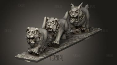 Гончие раздеваются 3d stl модель для ЧПУ