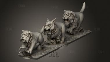Гончие раздеваются 3d stl модель для ЧПУ