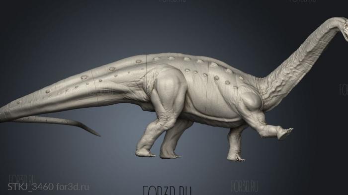 Beasts Apatosaurus Leg Stomp stl model for CNC