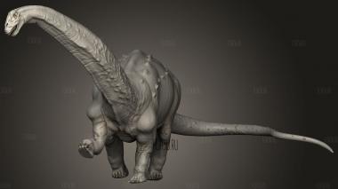 Звери Топают ногами Апатозавров 3d stl модель для ЧПУ