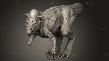 Пахицефалозавр Pachyc Rock 3d stl модель для ЧПУ